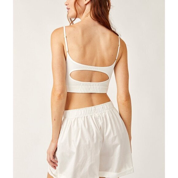 FREE PEOPLE Kickback Seamless Bra / Ivory - Picture 6 of 10